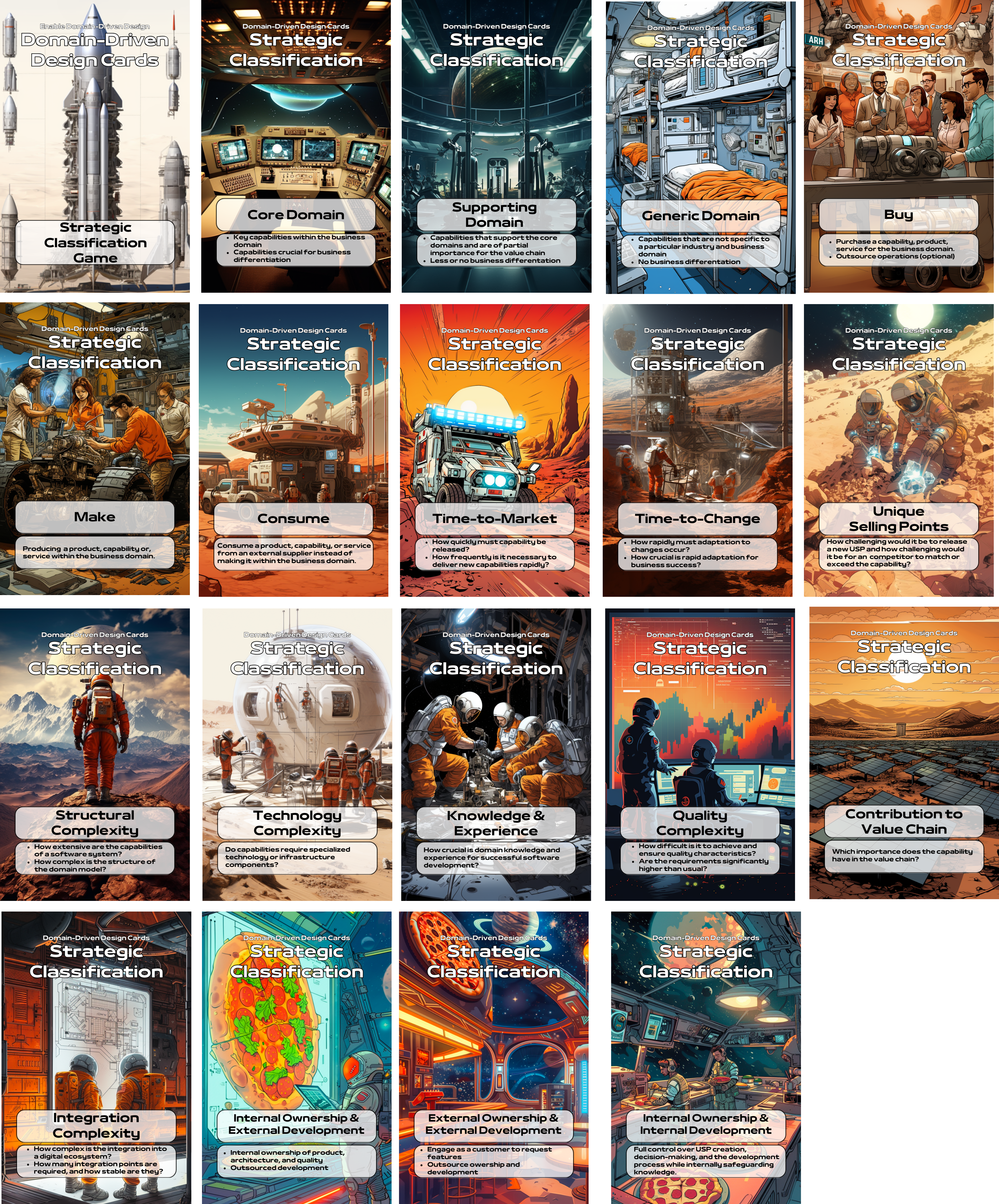Overview Card Deck Strategic Classification Game